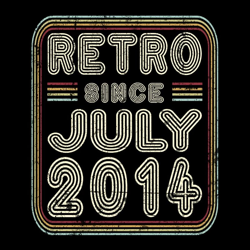 Geburtstag Juli 2014 Retro Geschenk