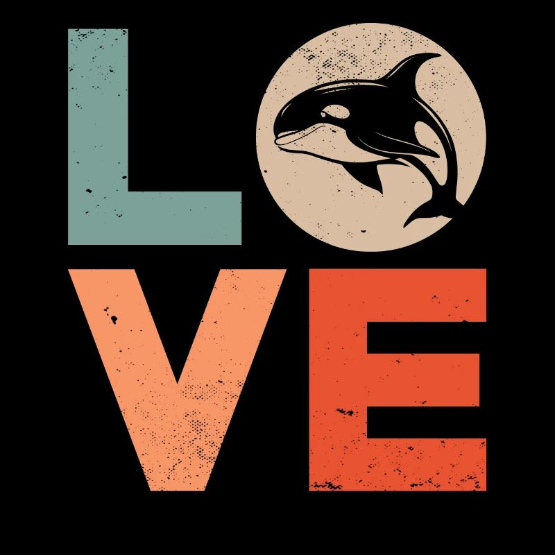 Wal Killerwal Orca Liebe