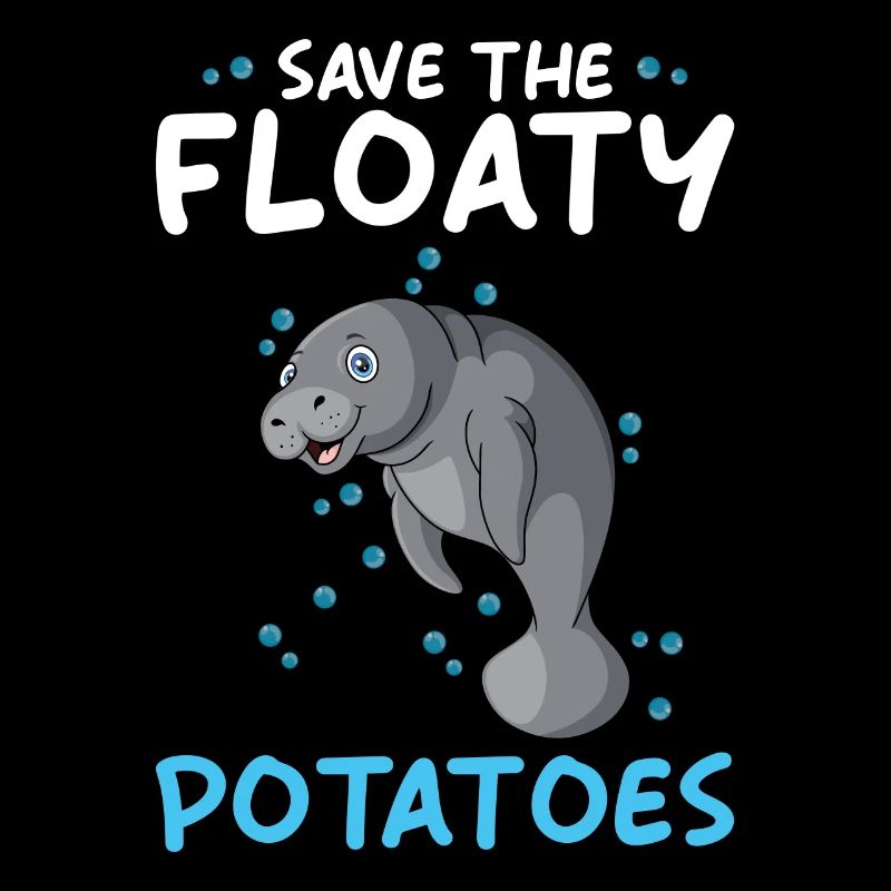Manatee saves the floating potatoes