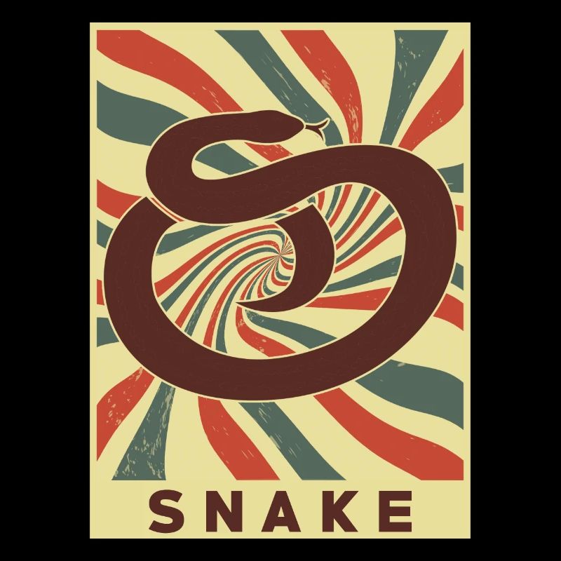 Serpent Rétro Vintage