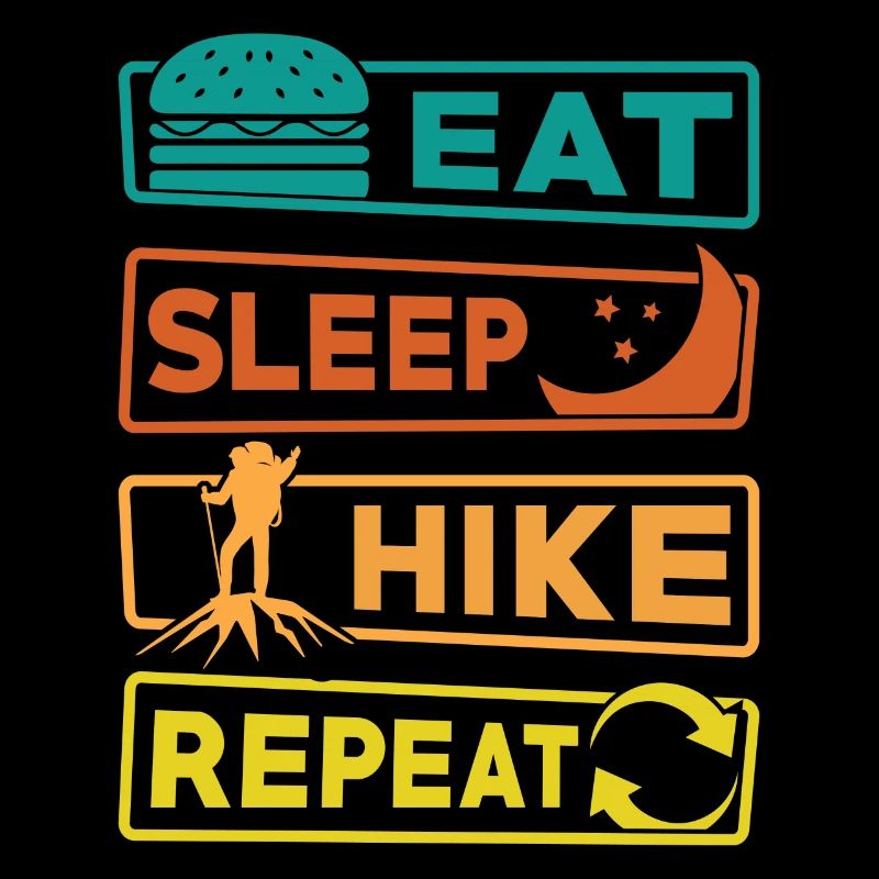 Eating, sleeping, hiking, repeating