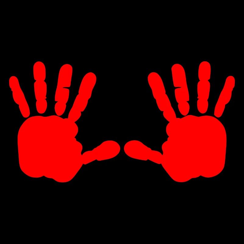 Iran - Rote hand - blut hand