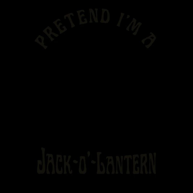 Tu so, als wäre ich ein Jack O Lantern Face Pumpkin Lazy