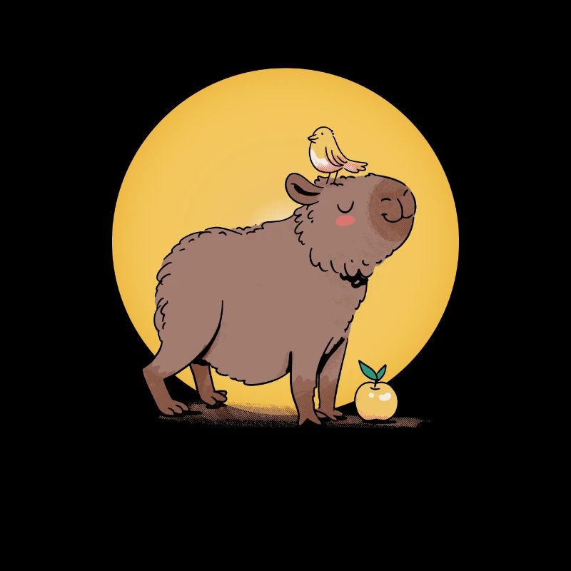 Mignon, ne vous inquiétez pas, soyez Cappy Capybara