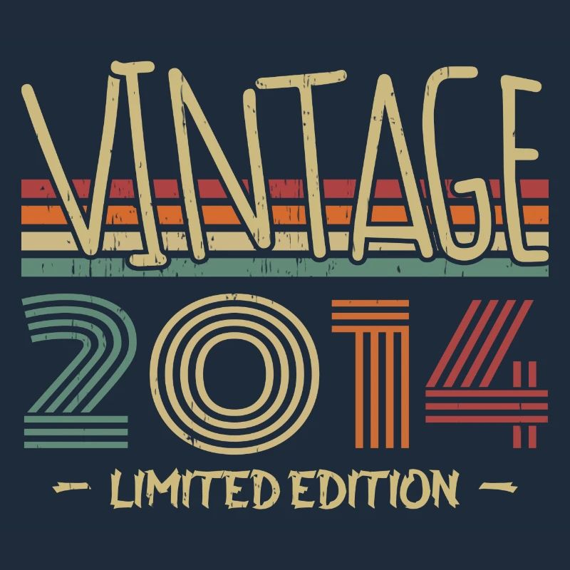 Vintage 2014 Retro2014 Anniversary Gift