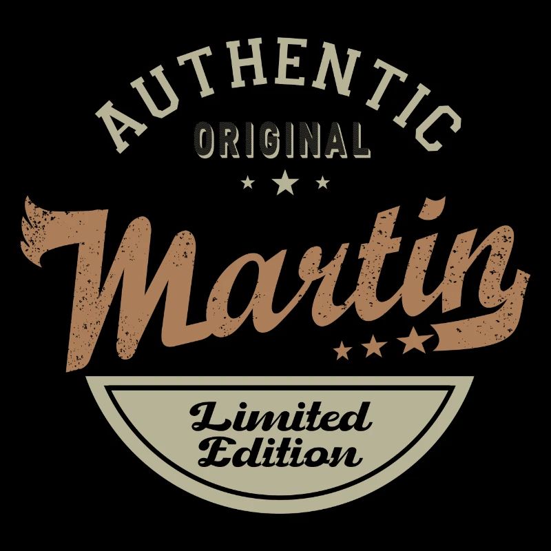 Martin Geschenk T-Shirt personalisierter Name Martin