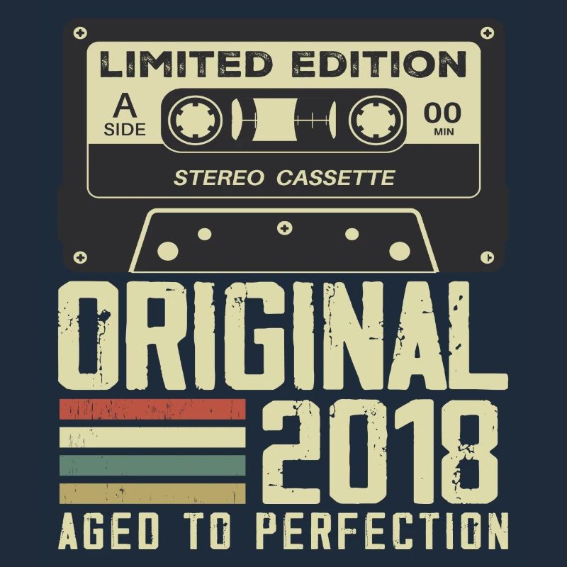 6th Retro Style Anniversary Gift 2018