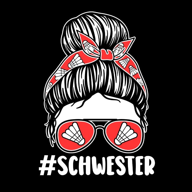 Federball Schwester Badminton