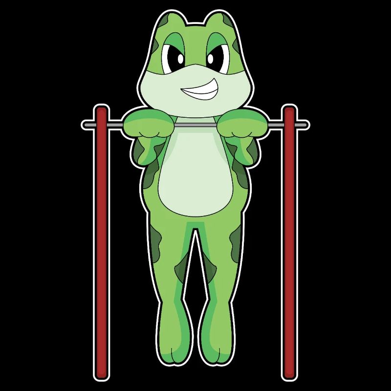 Grenouille Bodybuilder Tractions Musculation