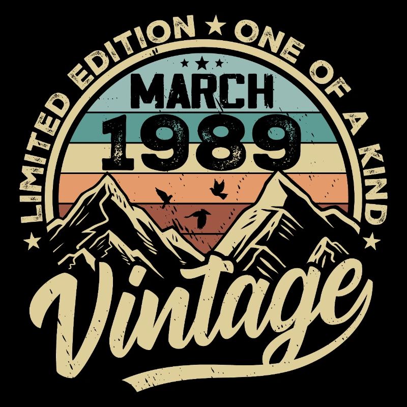 Mars 1989 Anniversaire - Millésime Mars 1989