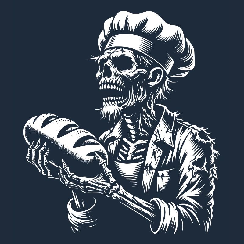 Zombie Bäcker gruseliger Bäcker