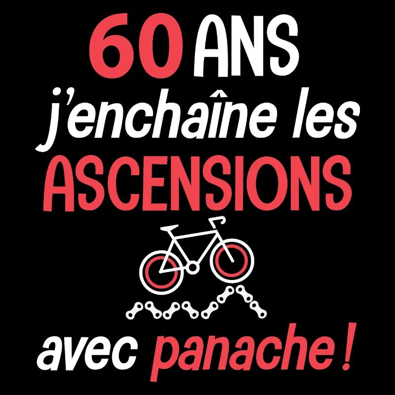 Velo 60 ans ascension avec panache anniversaire