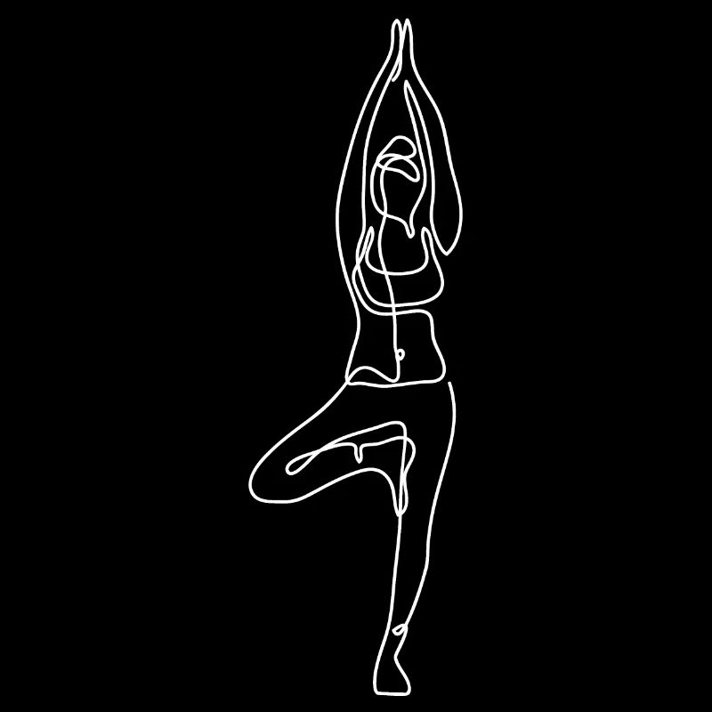 2 Yoga Vrikshasana oder der Baum | 4. Weiße Flamme
