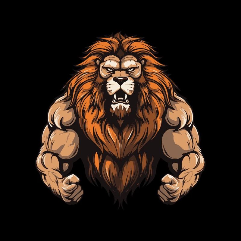 Muscles Lion