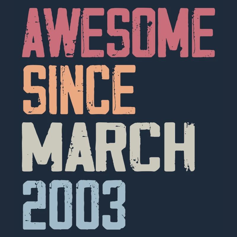 2003 Mars Naissance Anniversaire Mars 2003 Cadeau
