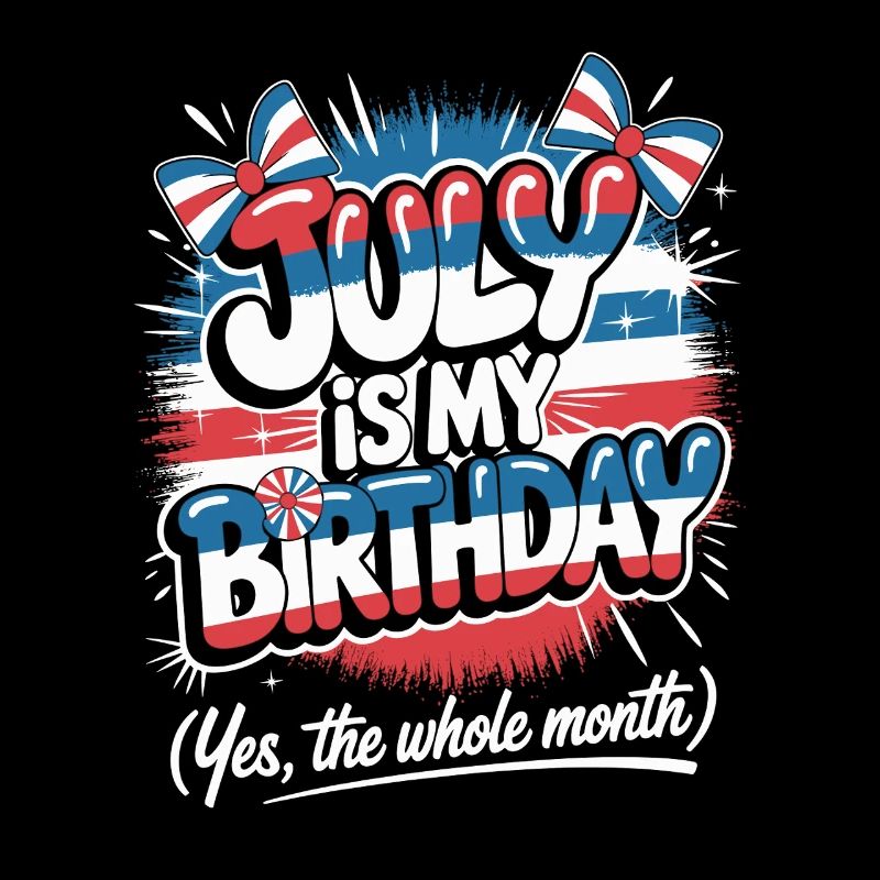 Im Juli Geburtstag