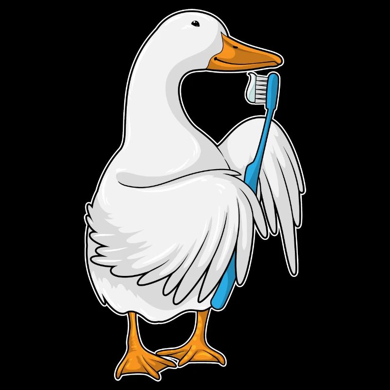 Brosse à dents de canard
