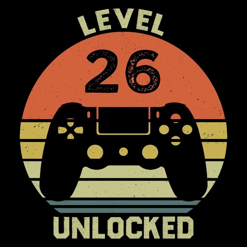 Level 26 Unlocked 26 Years Anniversary Gift
