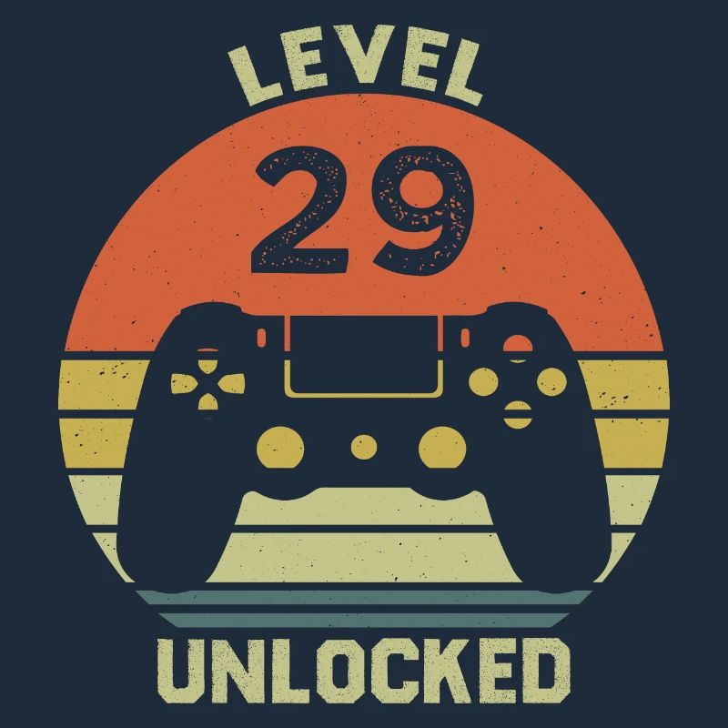 Level 29 Unlocked 29 Geburtstag Geschenk