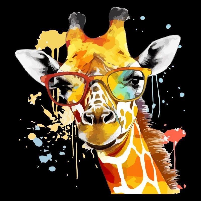 Helsy, die Giraffe