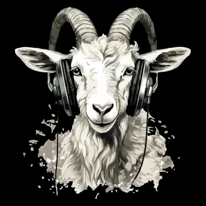 Kitty, die audiophile Ziege