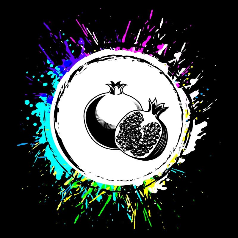 Fruit de grenade Coloré