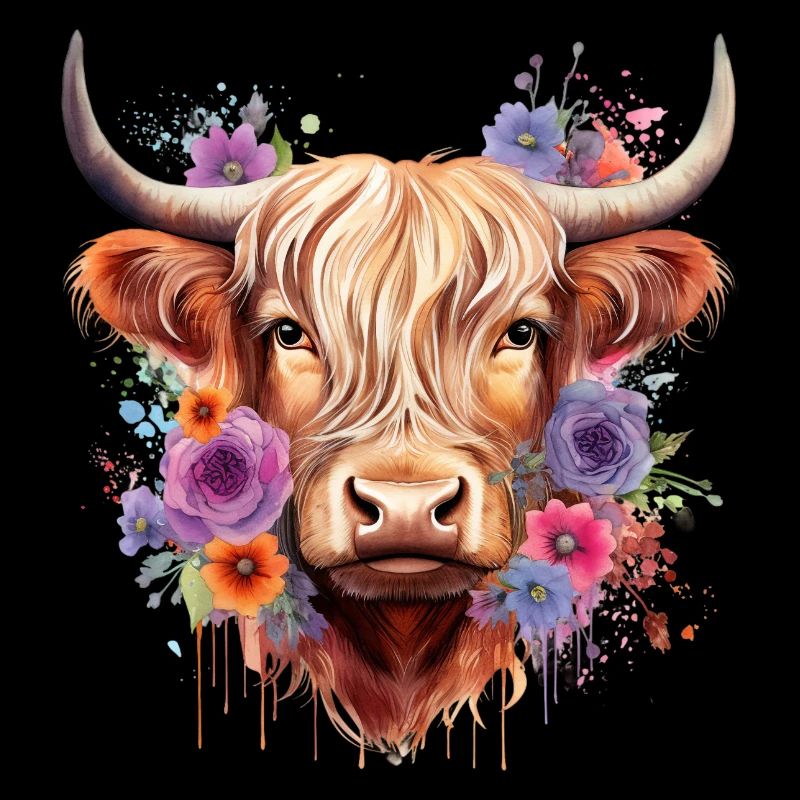 Vache Highland écossaise mignonne | Vache d’Ecosse