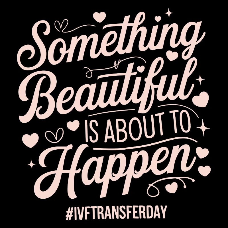 Hoffnung am IVF-Transfer-Tag