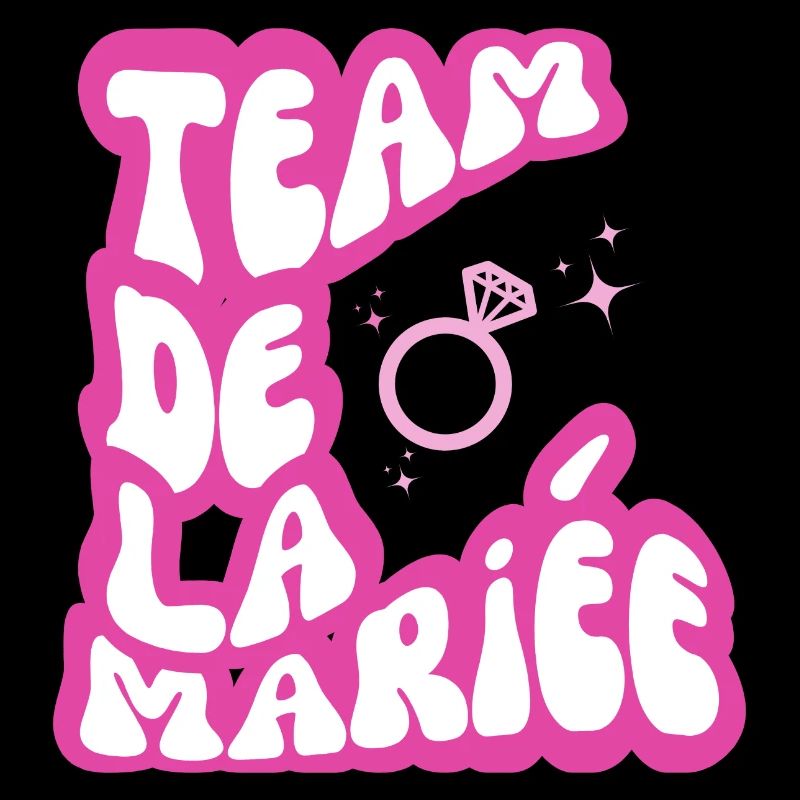 Team Bride pink - Brautgeschenk