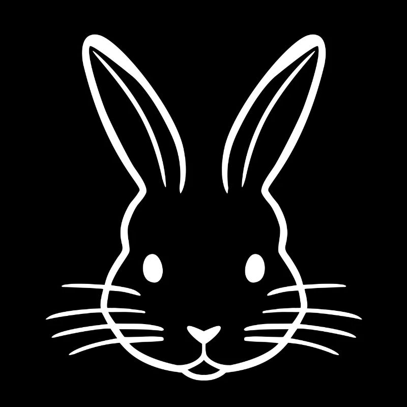 lapin - logo lapin - animal mignon