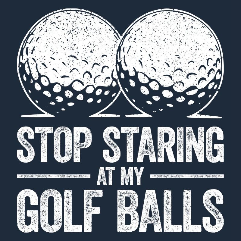 S’il vous plaît, ne regardez pas mes balles de golf