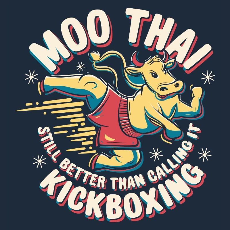 Conception de dictons Muay Thai drôles