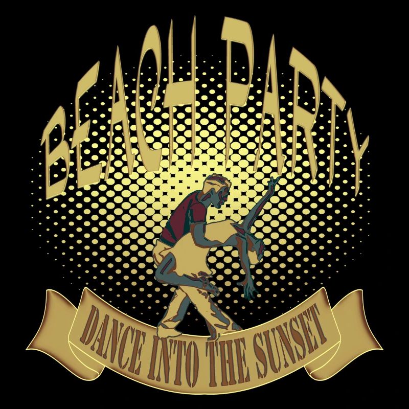 beach party dance into the sunset