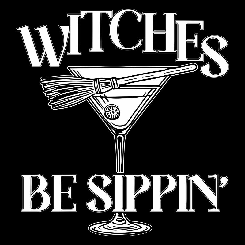 Witches Be Sippin Funny Halloween
