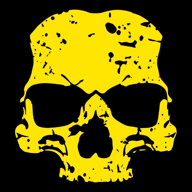 Yellow skull