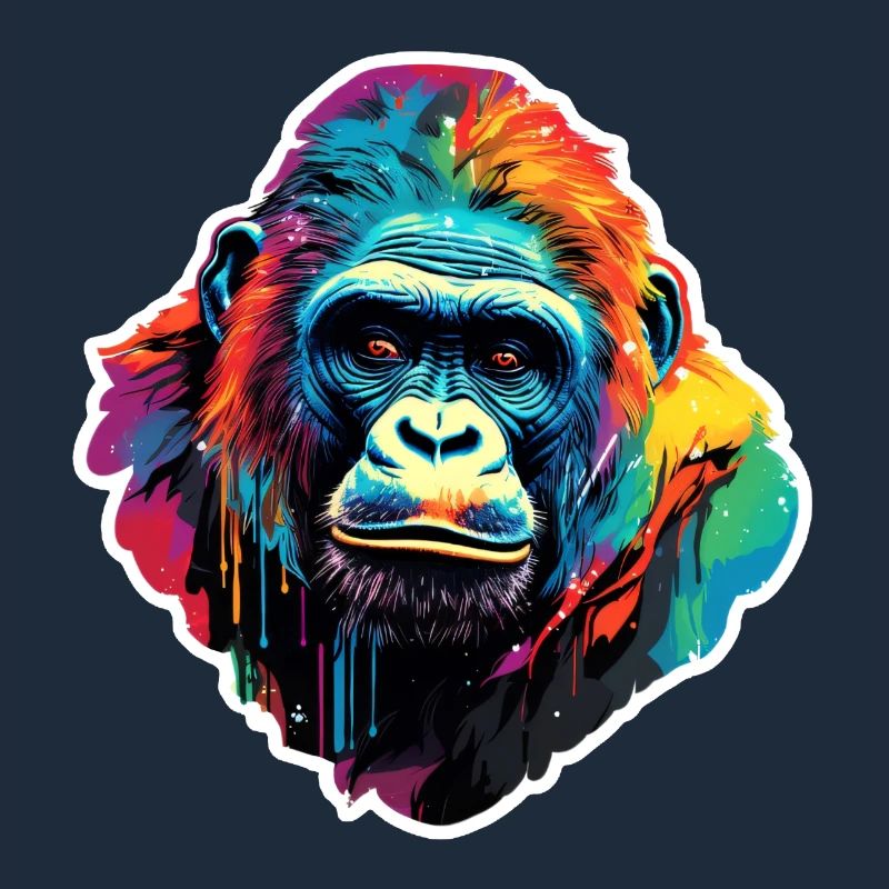 Gorilla psychedelisch