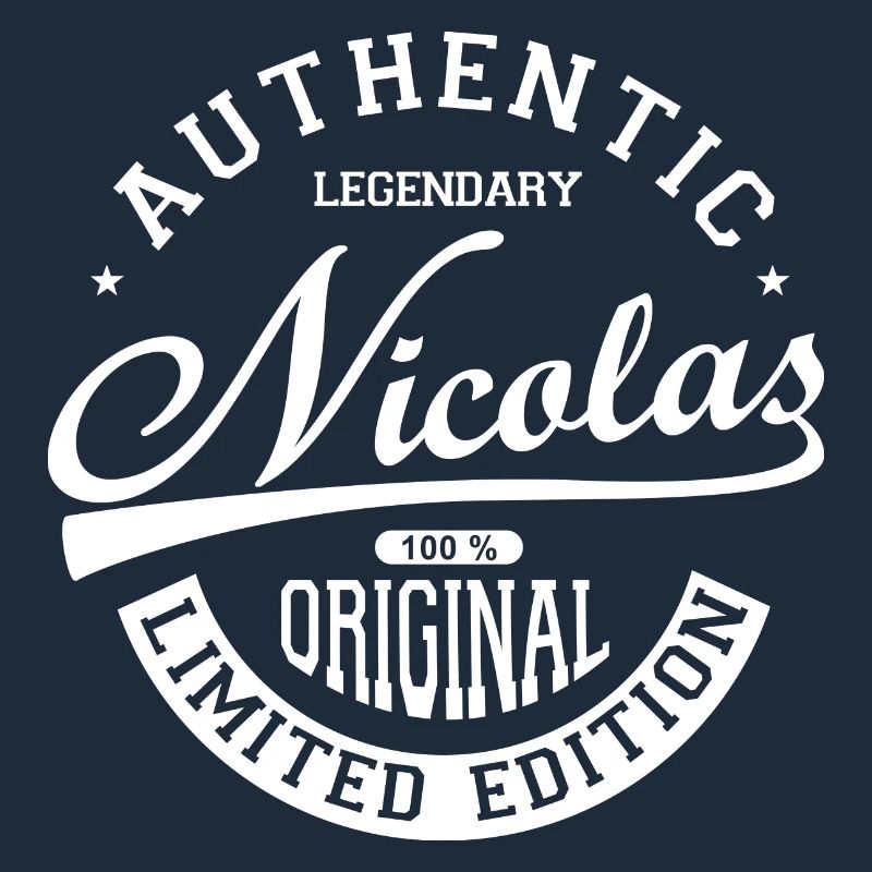 NICOLAS Tshirt personalized name gift nicolas