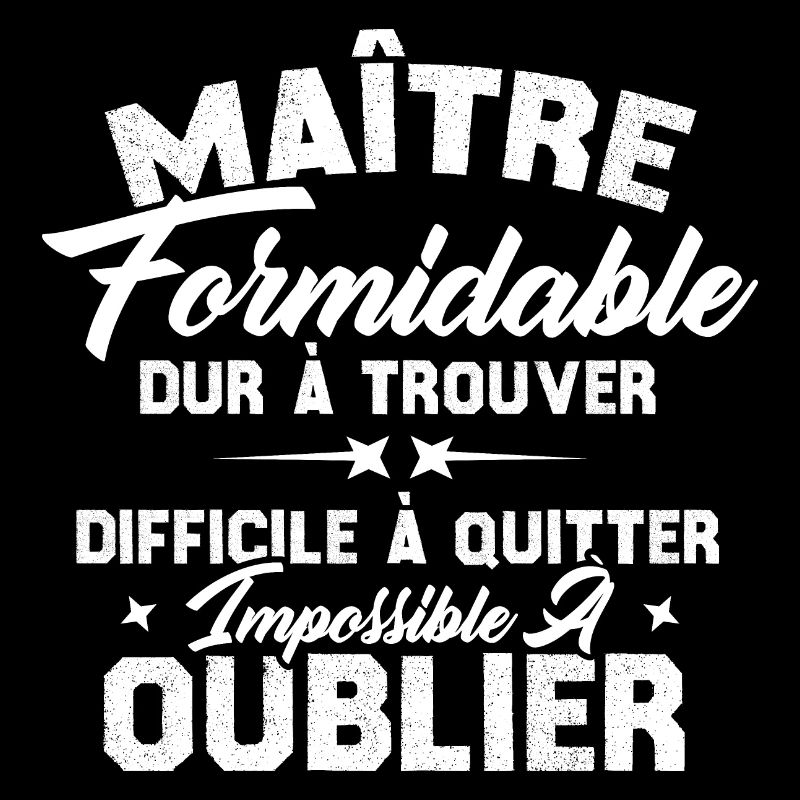 Maître Formidable Idée Cadeau Maître D'école