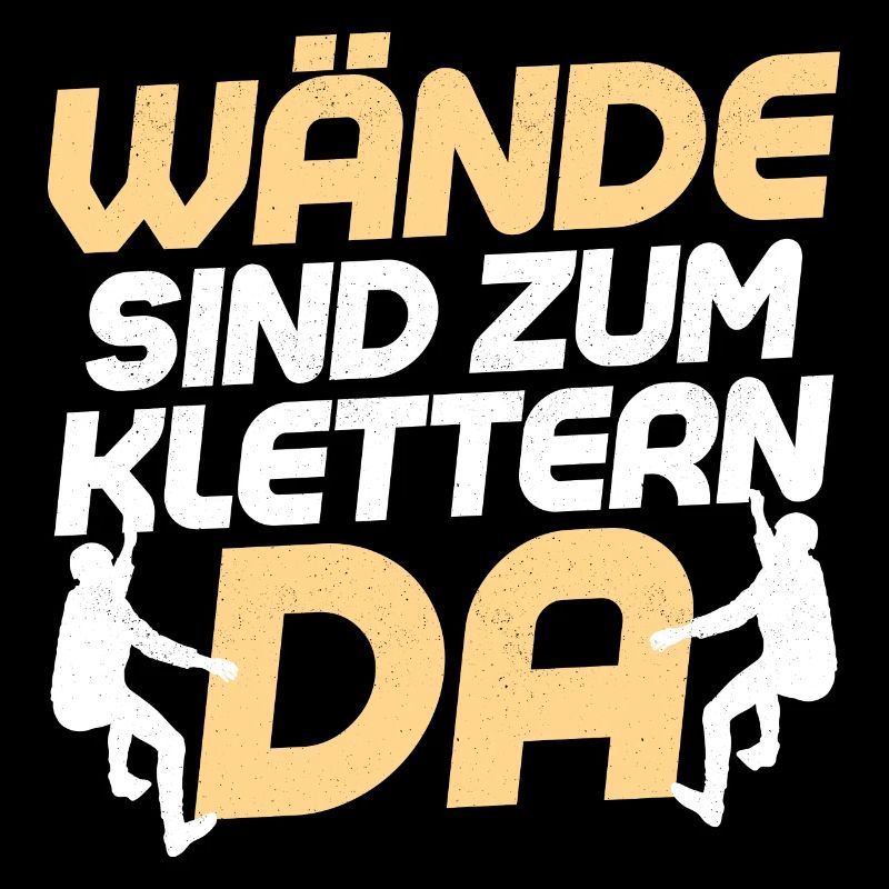 Wände sind zum klettern da Boulder Klettern