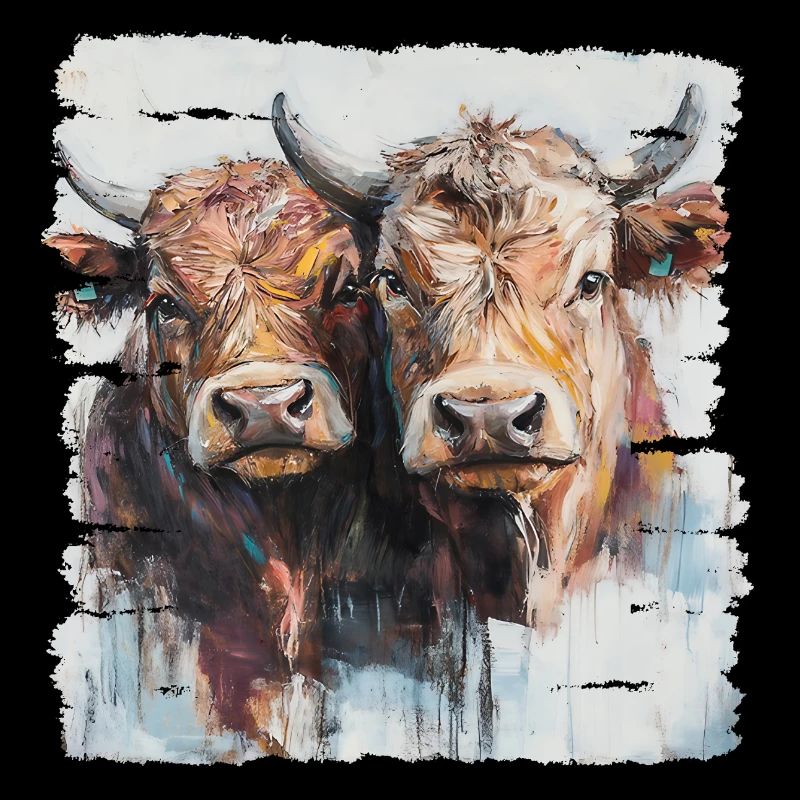 Two young bulls or two cows?