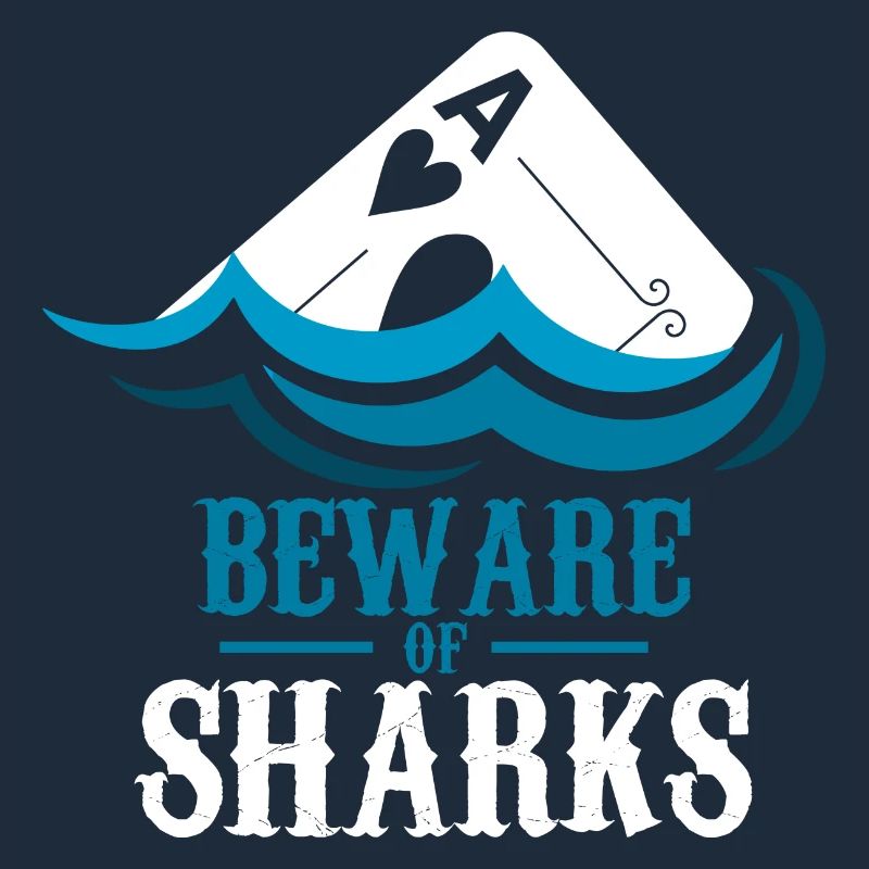 Attention Sharks Poker Strong Gift