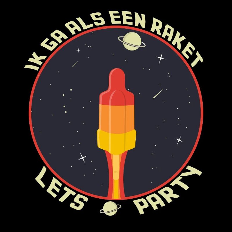 Ich gehe wie ein Raketenplanet