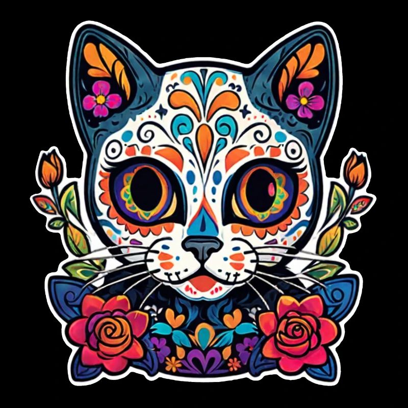 Cat Mexico - Dia de los Muertos