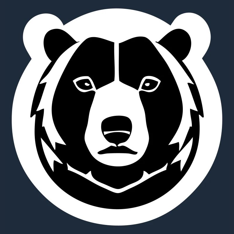 A strong fluffy bear in comic stalk