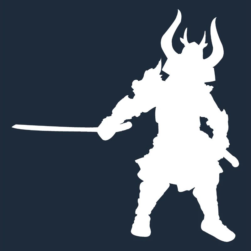 Conception de silhouettes de samouraï