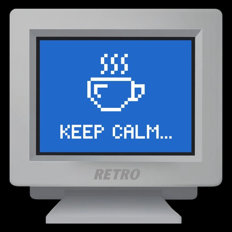 CRT "Keep Calm" Hintergrundbild