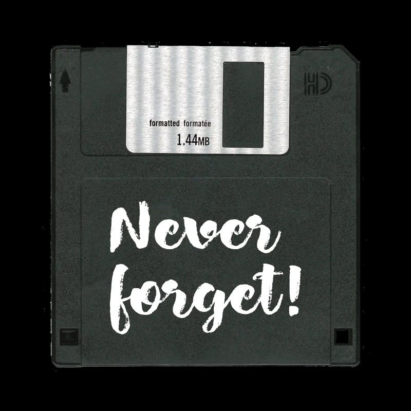 Disquette Never Forget Shirt