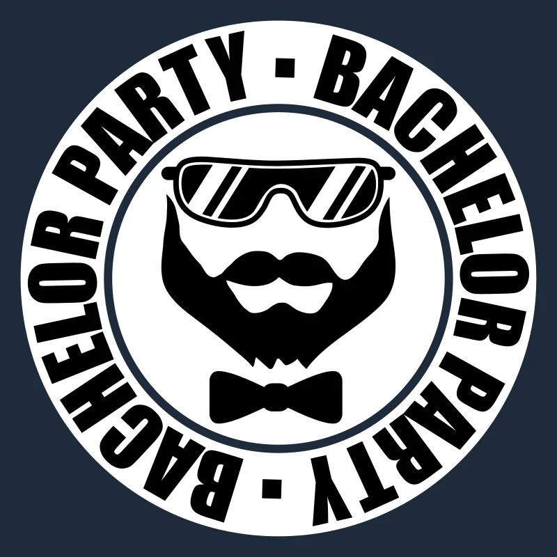 bachelor party stamp circle ring team bache