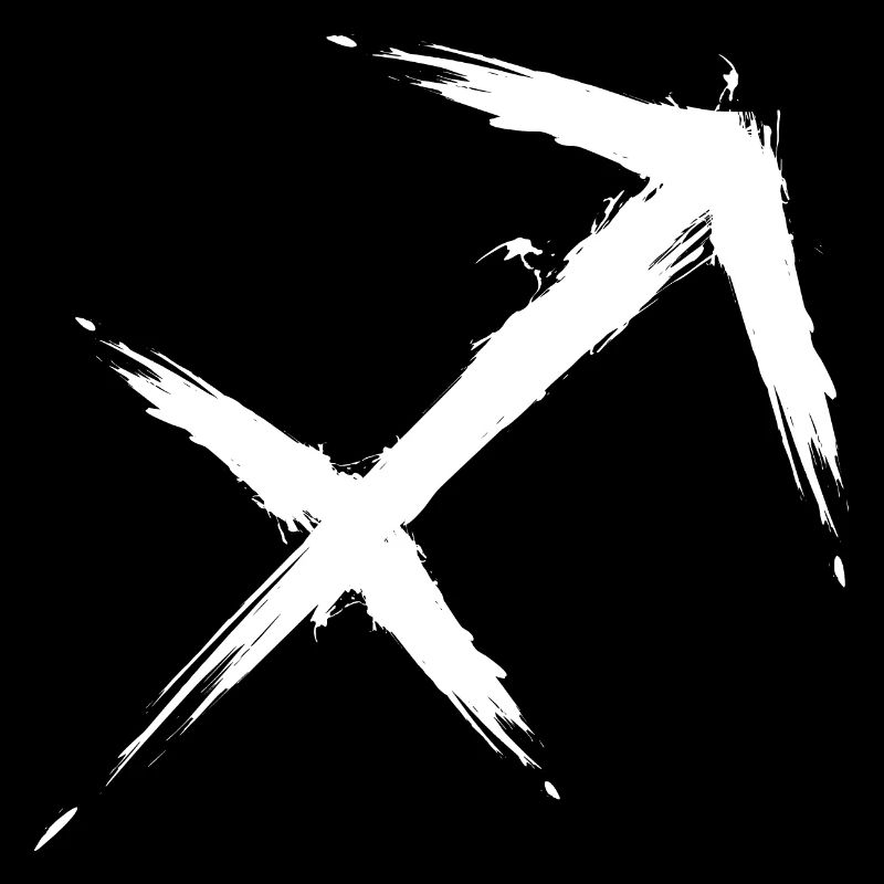 Schütze Sternzeichen Sagittarius Symbol Weiß