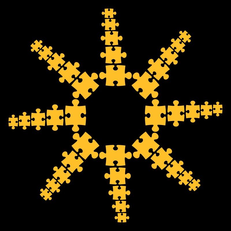 stern puzzle sonne muster teil puzzlespiel puzzlet